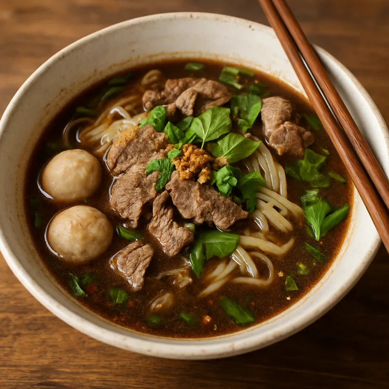 Kuay Teow Reua (Bootnudelsuppe)