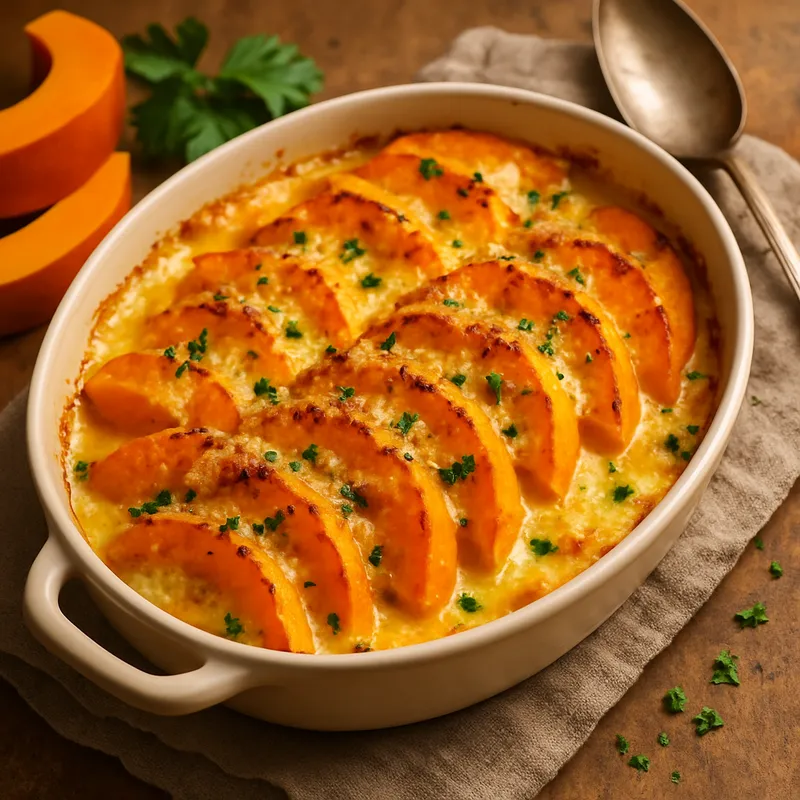 Kürbisgratin