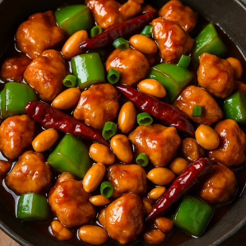 Kung Pao Chicken auf amerikanische Art