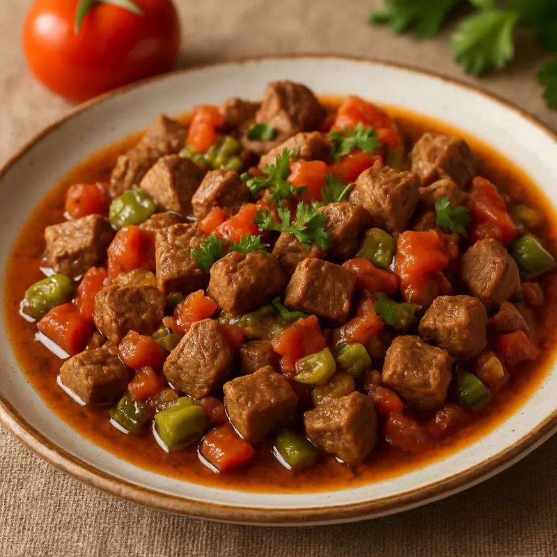 Kusbasi Sote (Fleischwürfel-Sauté)
