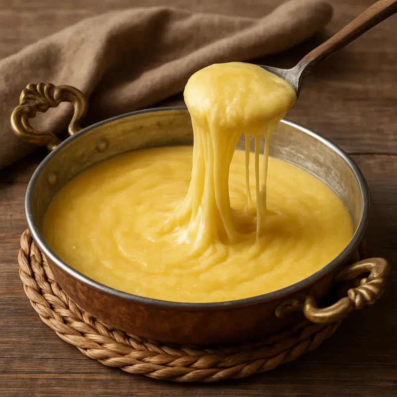 Kuymak (Geschmolzenes Käsegericht aus der Schwarzmeerregion)