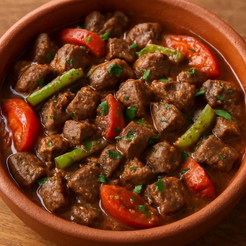 Kuzu Ciğer Sote (Lammlebergeschnetzeltes)
