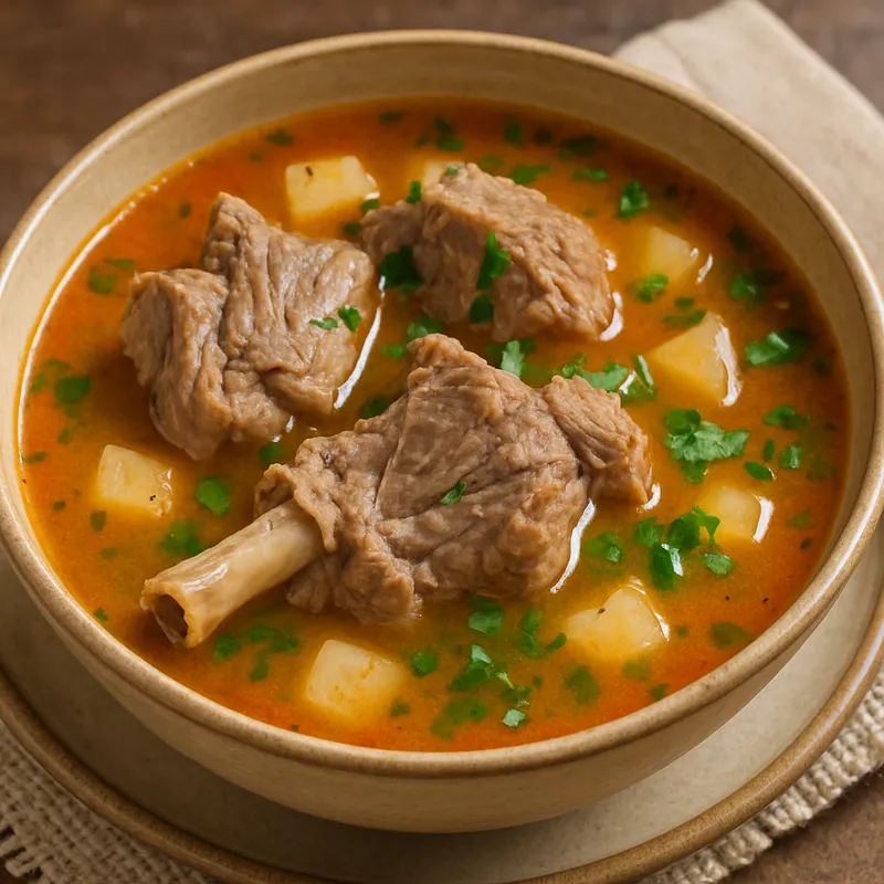 Kuzu Çorbası – Türkische Lammsuppe