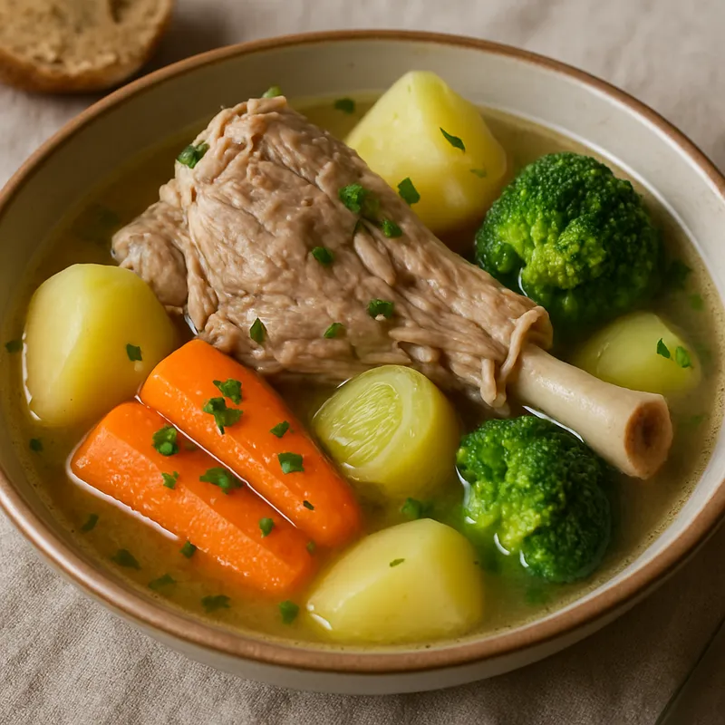 Kuzu Haslama (Gekochtes Lamm mit Gemüse)