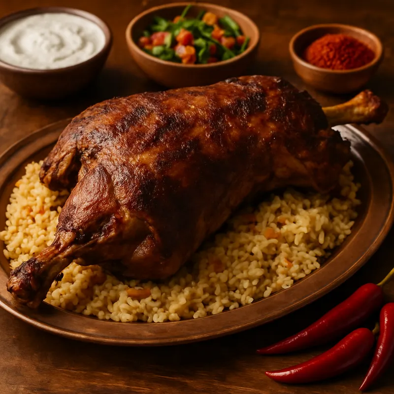 Kuzu Tandır (Langsam gegarter ganzer Lamm)