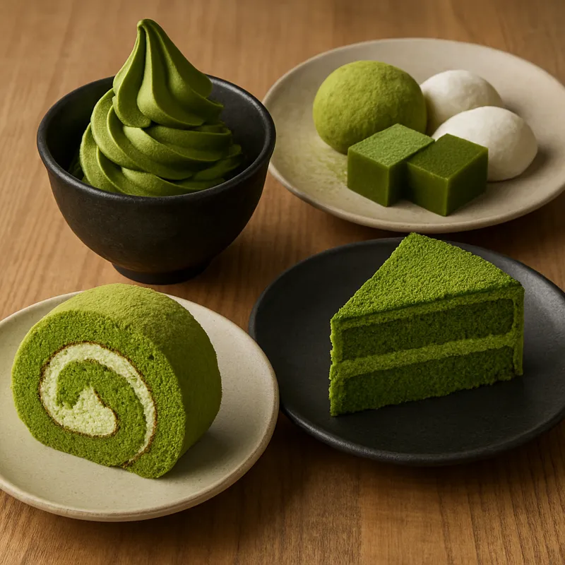 Kyotoer Matcha-Süßigkeiten
