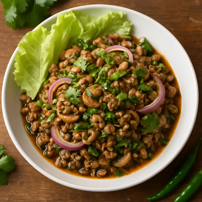 Laab Het (Würziger Pilzsalat)