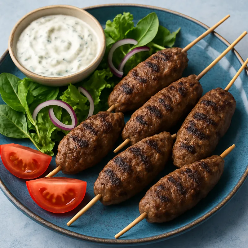 Lamm-Kofta auf griechische Art