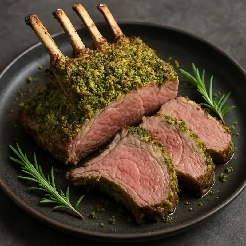 Lammkarree mit Kräuterkruste