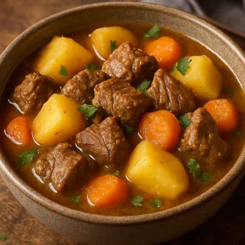 Lammeintopf mit Kartoffeln
