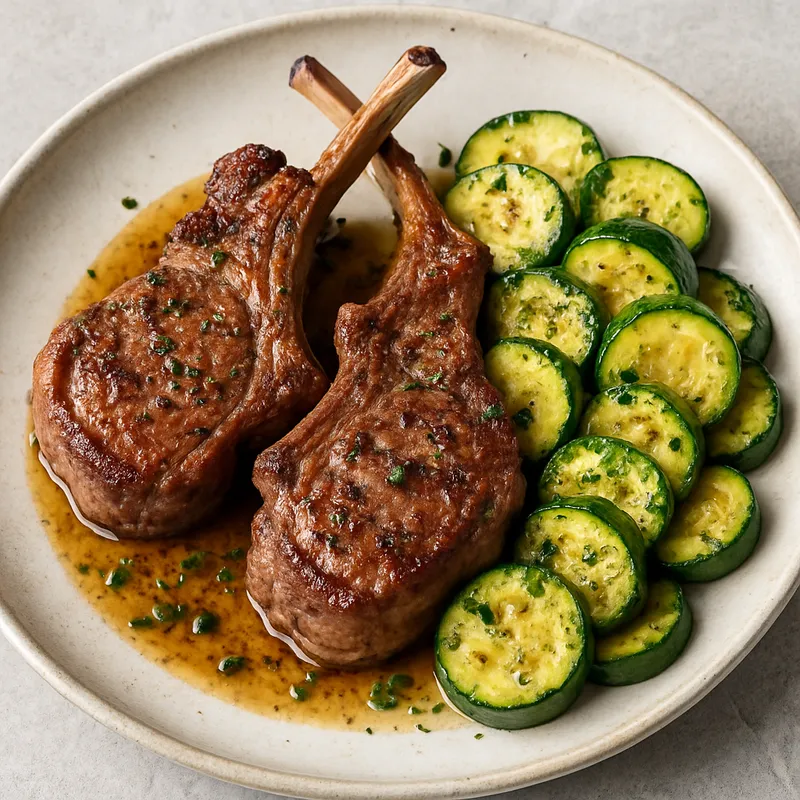 Lamm mit Zucchini