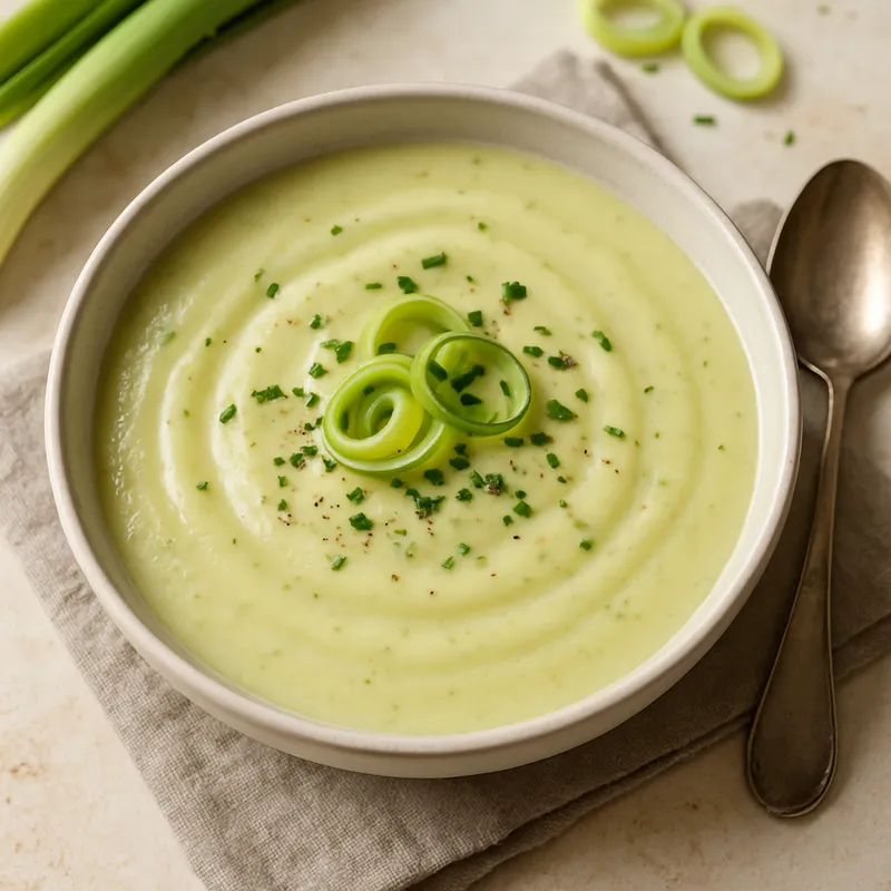 Lauchcremesuppe