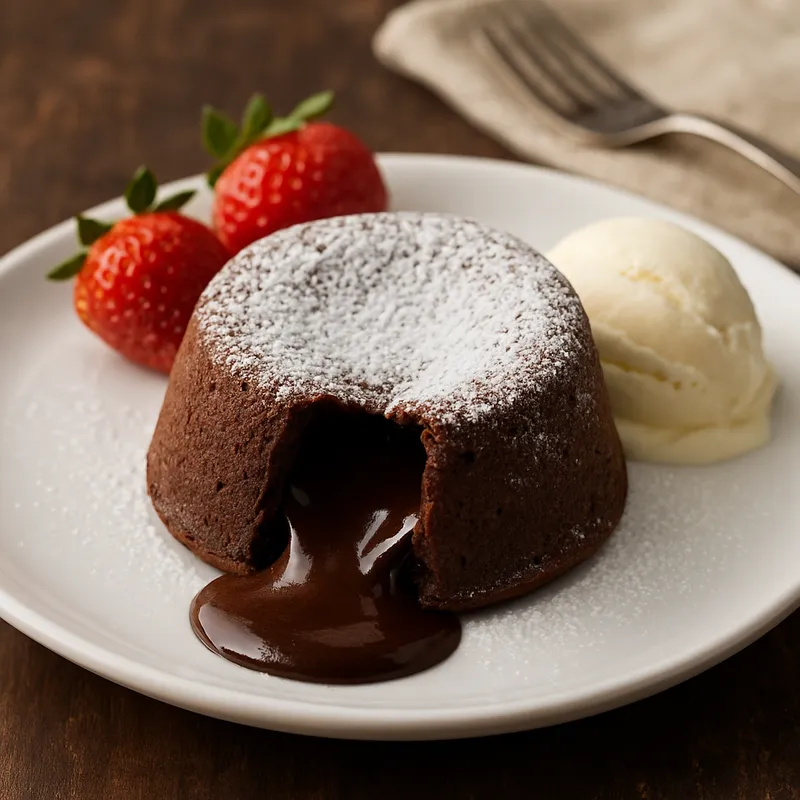 Lava Cake auf Italienische Art