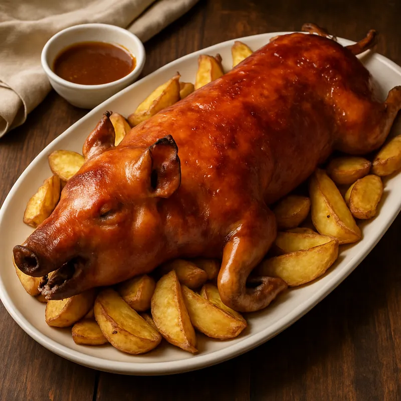 Lechon Al Horno (Spanferkel aus dem Ofen)