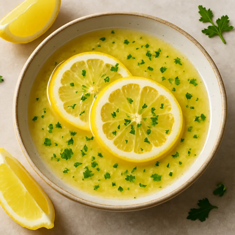 Zitronen-Butter-Sauce