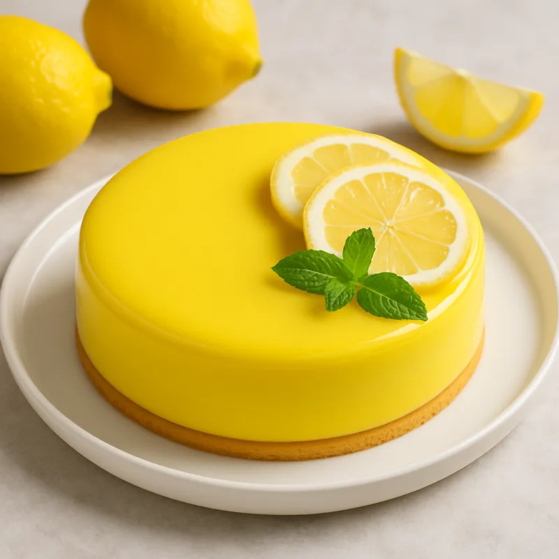 Zitronen-Entremet