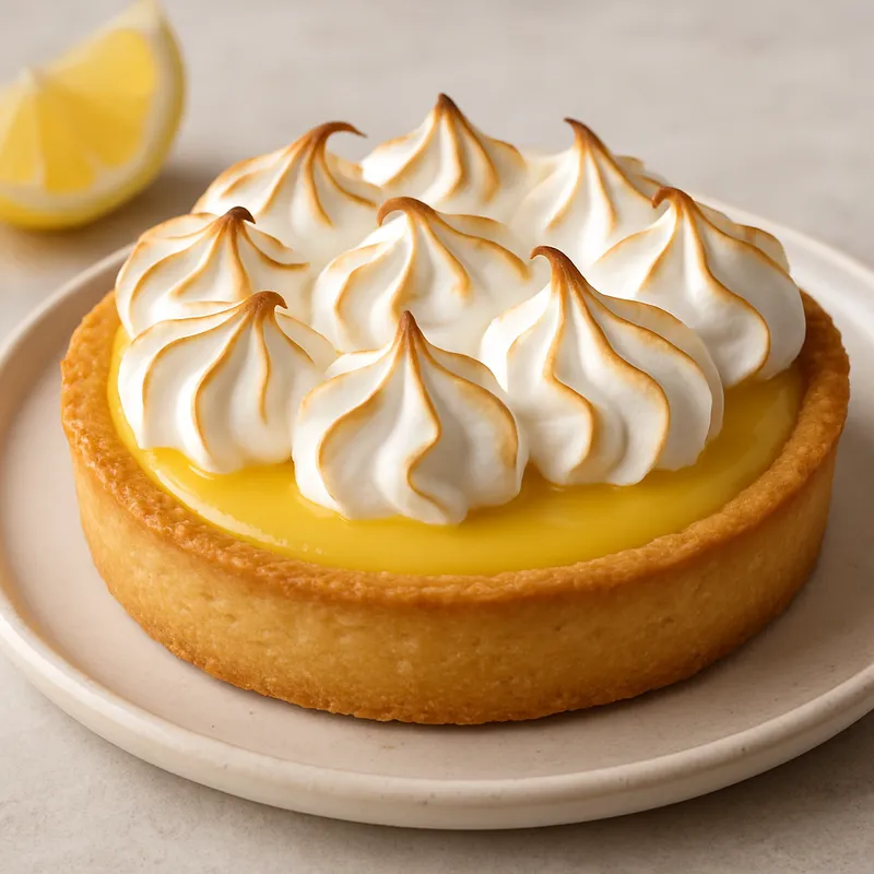 Zitronen-Baiser-Tarte
