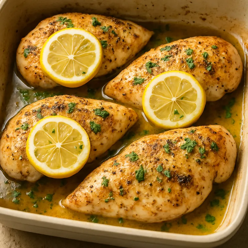 Gebackenes Zitronen-Pfeffer-Hähnchen