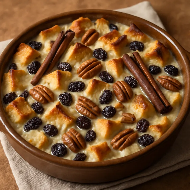 Fastenzeit-Brotpudding mit Milch (Capirotada De Leche)