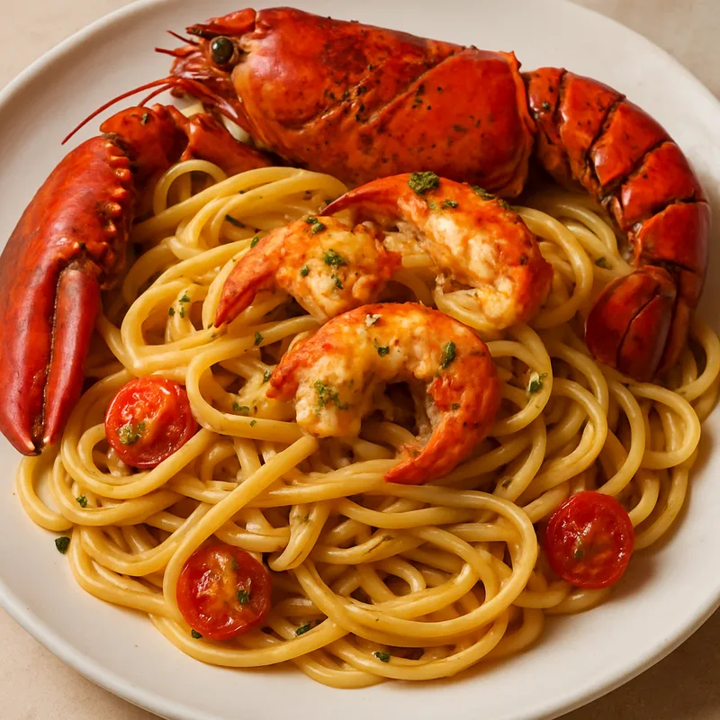 Linguine mit Hummer