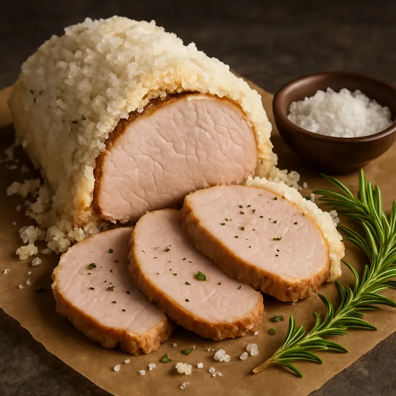 Lomo a La Sal (Schweinefilet in der Salzkruste)