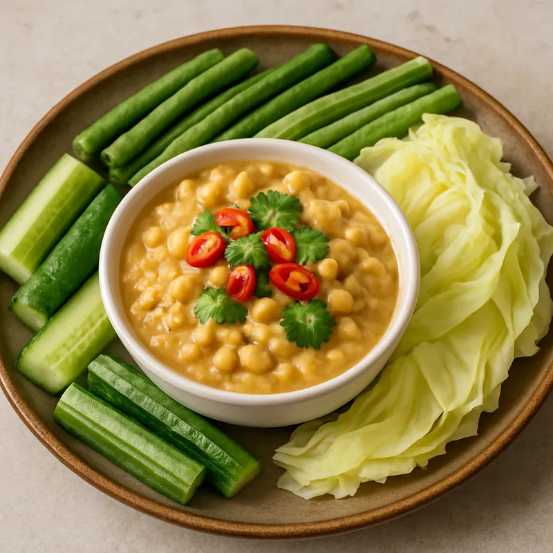 Lon Tao Jeow (Sojabohnen-Kokos-Dip)