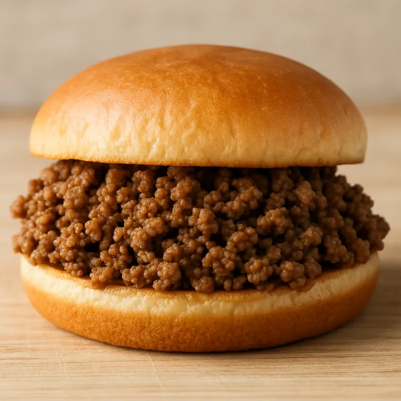 Lose Fleisch-Sandwich