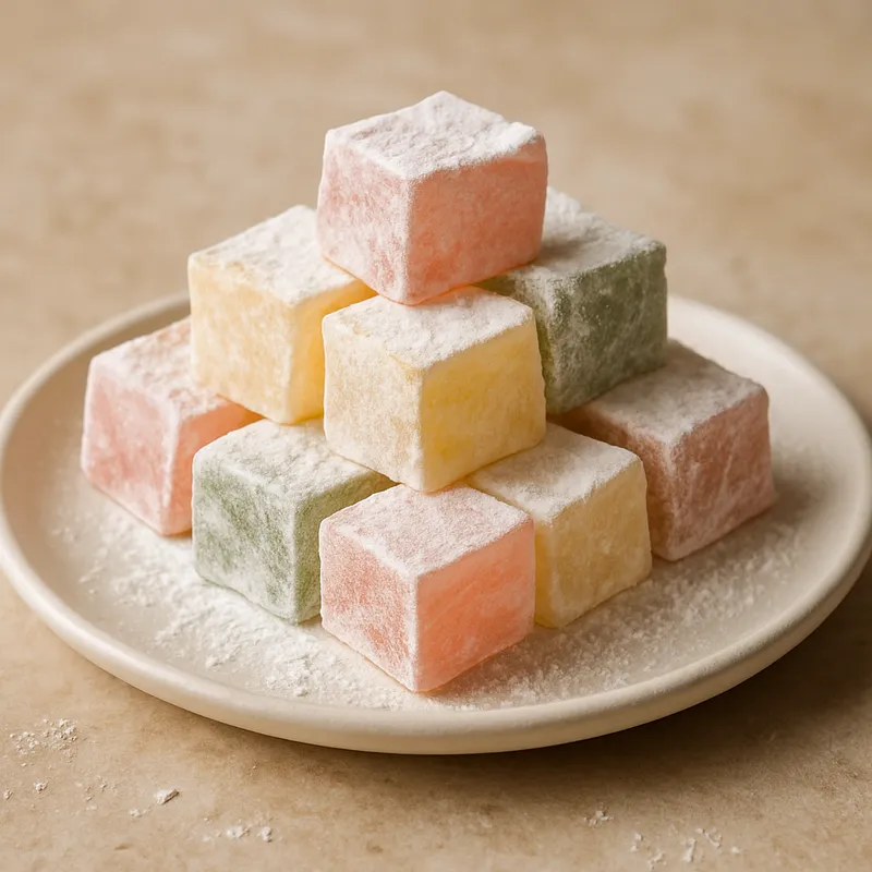 Loukoumi (Griechisches Turkish Delight)