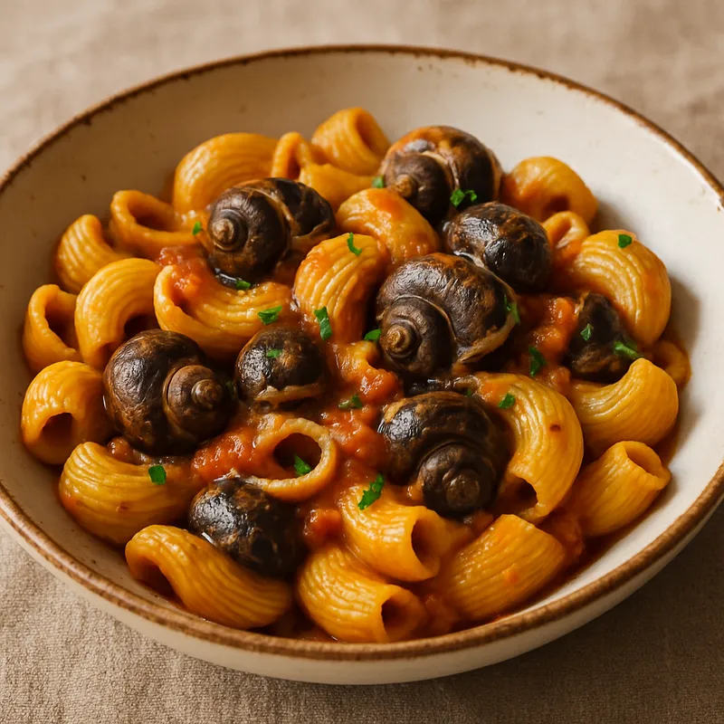 Lumache mit Schneckensauce