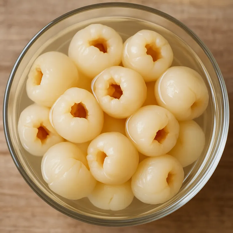 Lychees in Zuckersirup