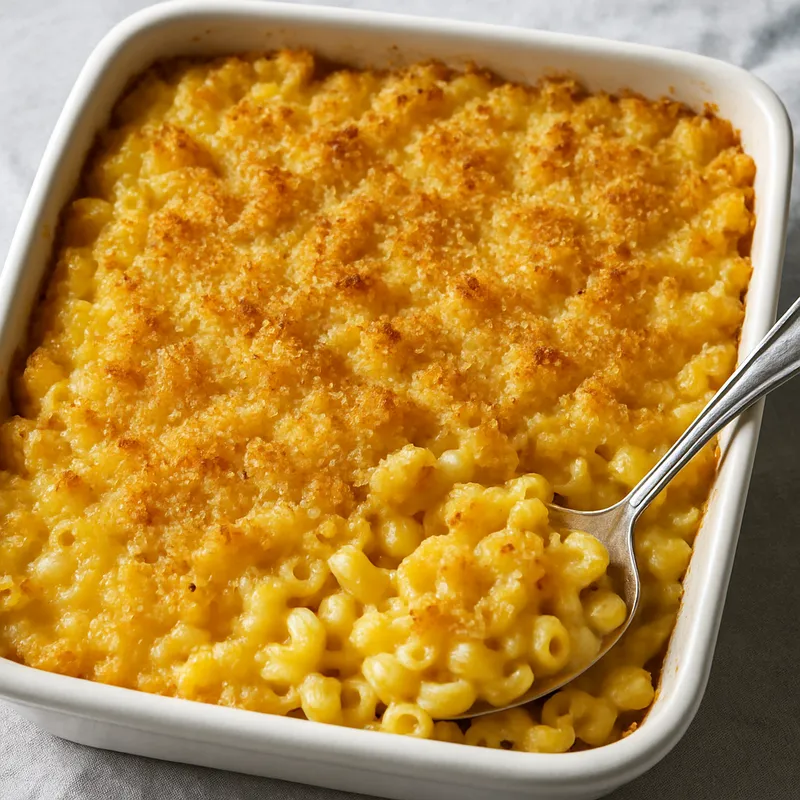 Überbackene Makkaroni mit Käse