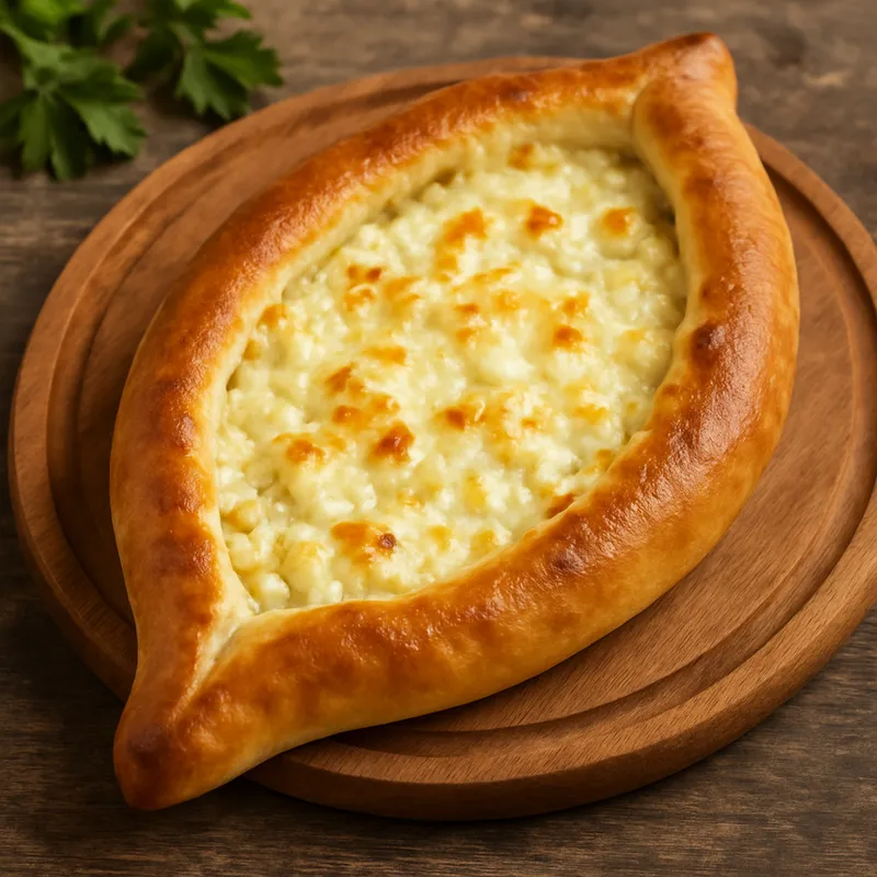 Mazedonisches Peinirli (Käseschiffchen)