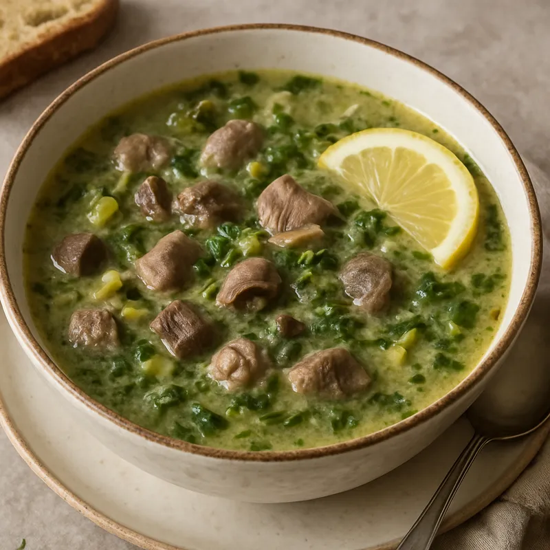 Magiritsa (Griechische Ostersuppe mit Lamm-Innereien)