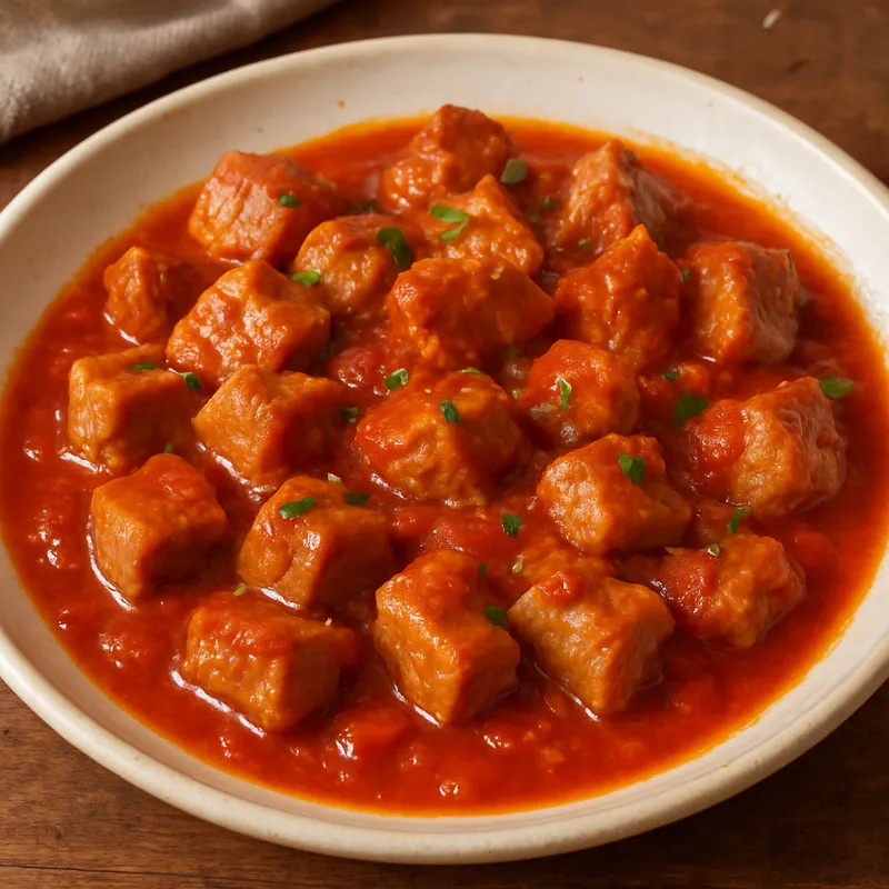Magro Con Tomate (Schweinefleisch in Tomatensauce)