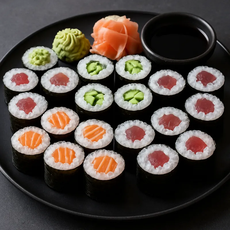 Maki-Sushi-Platte