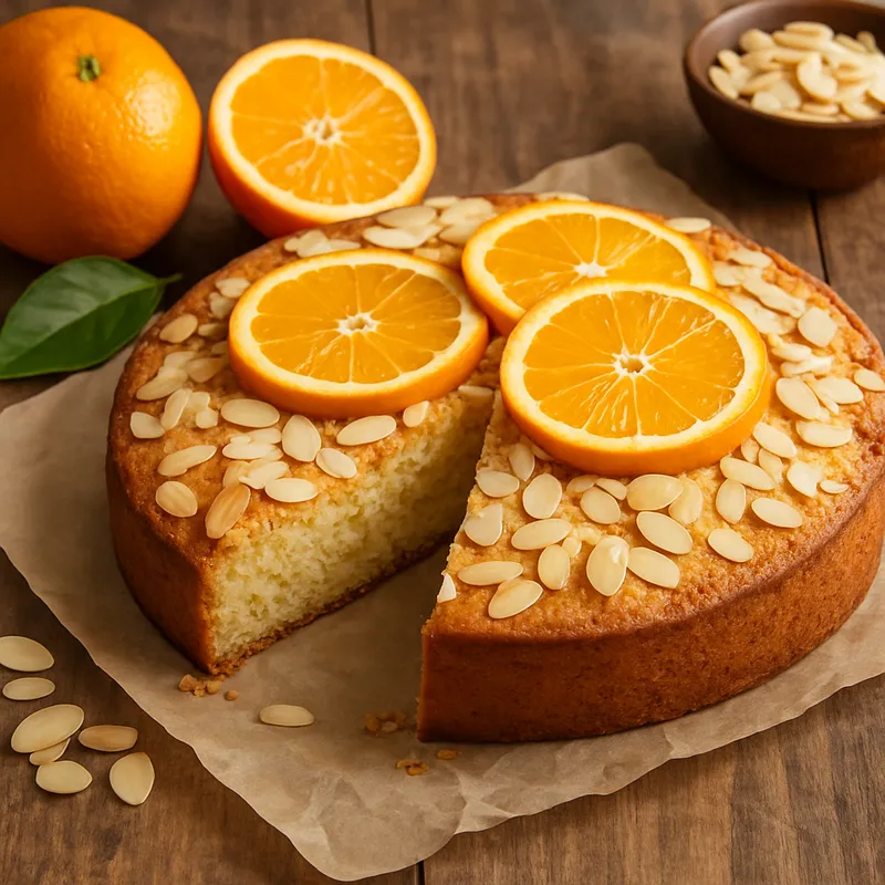 Mandel-Orangen-Kuchen