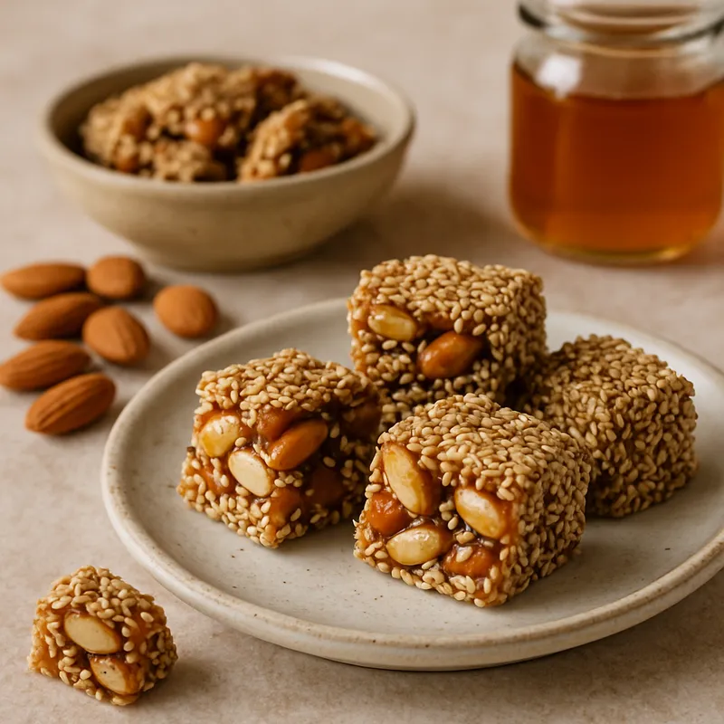 Mandel-Praline auf griechische Art
