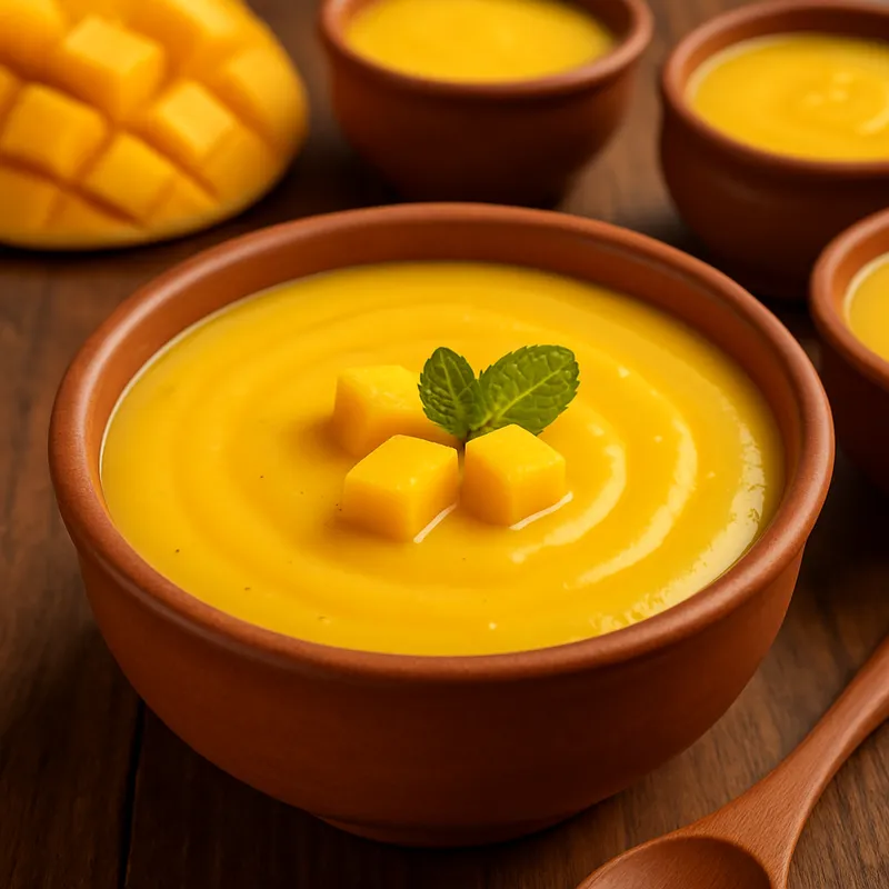 Mango-Pudding nach Goanisch-Portugiesischer Art