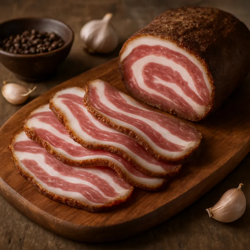 Mani Syglino (Gepökeltes Schweinefleisch)