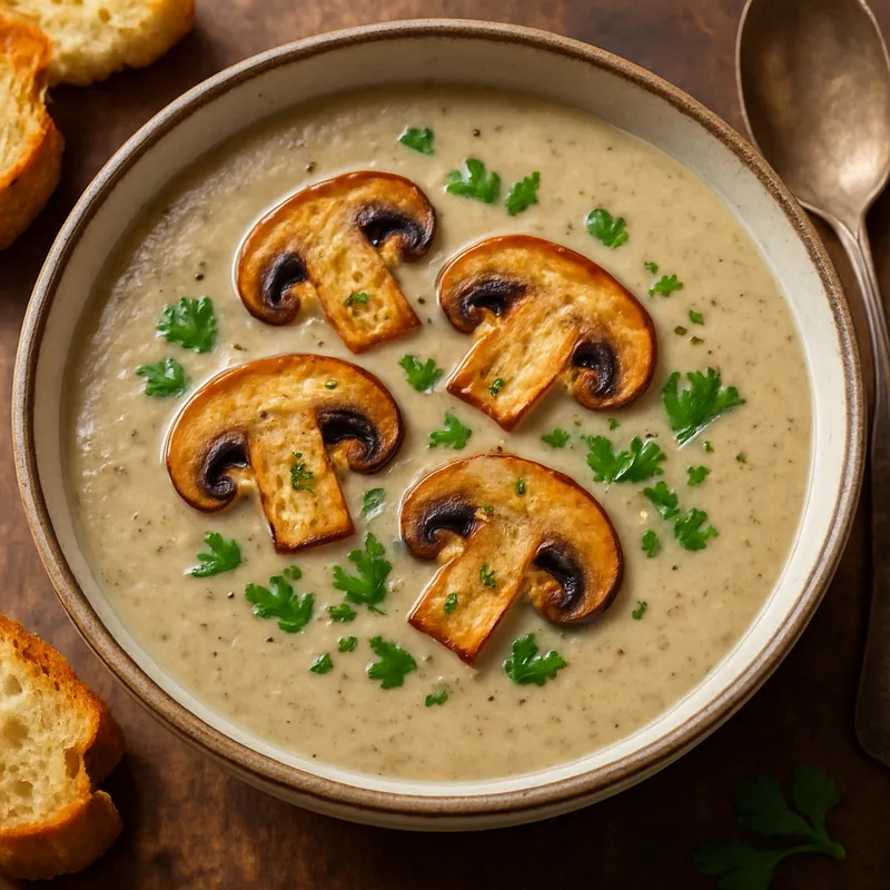 Manitarosoupa (Pilzsuppe)