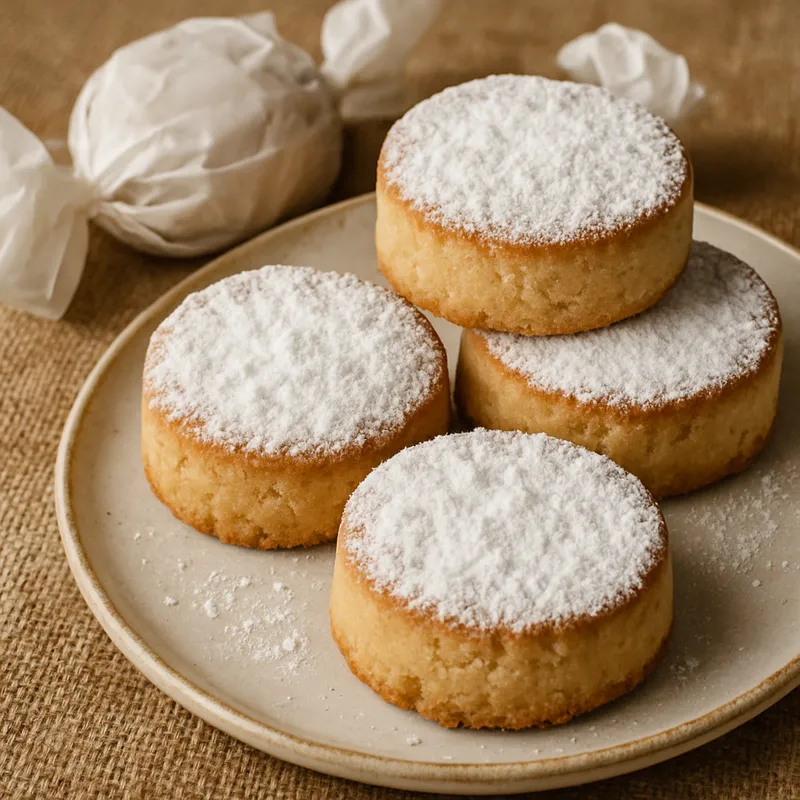 Mantecados (Schmalzgebäck aus Estepa)