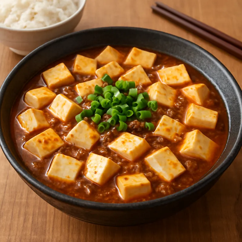 Mapo Tofu auf japanische Art