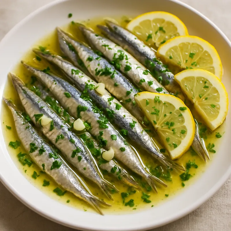 Marinierte Anchovis