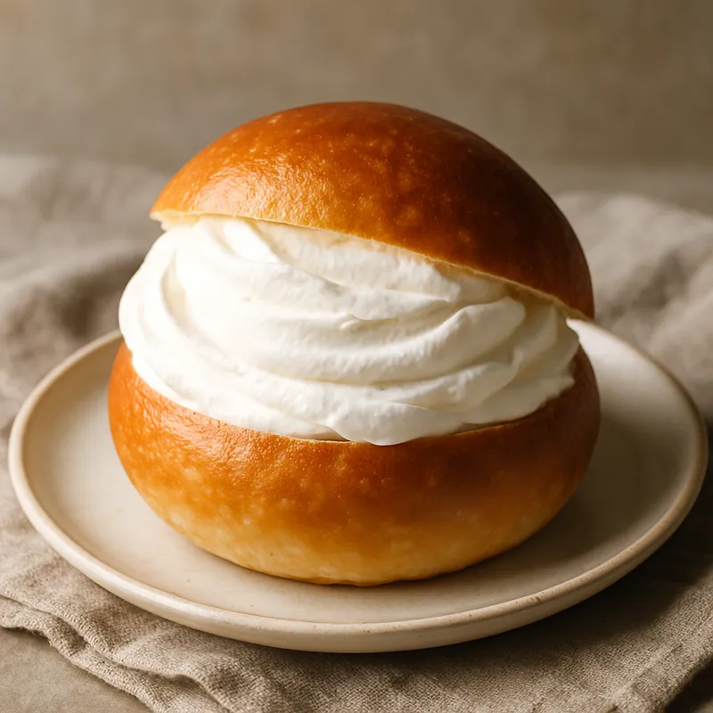 Maritozzo mit Sahne