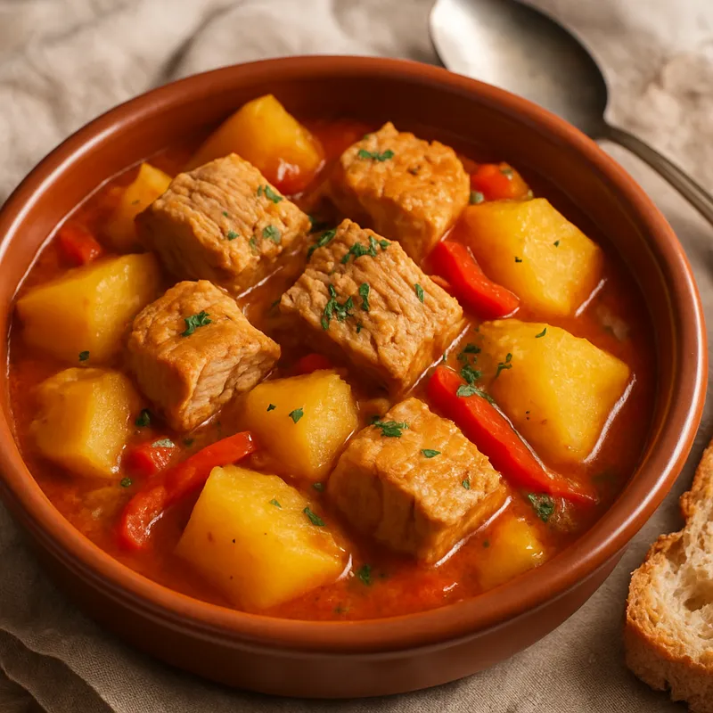 Marmita de Bonito (Thunfisch-Kartoffel-Eintopf)