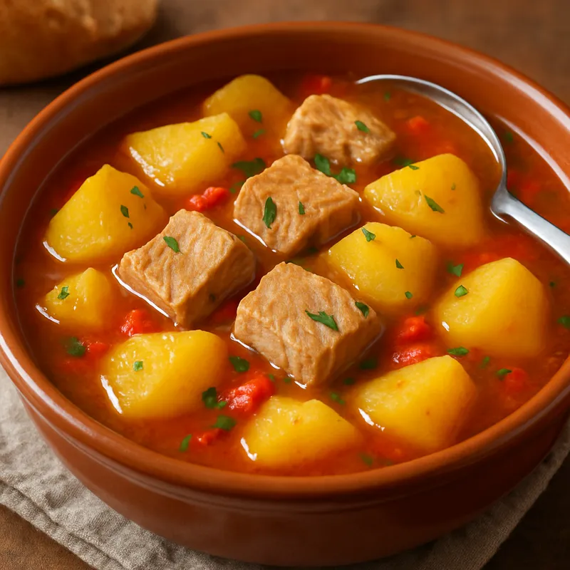 Marmitako (Baskischer Thunfisch-Kartoffel-Eintopf)