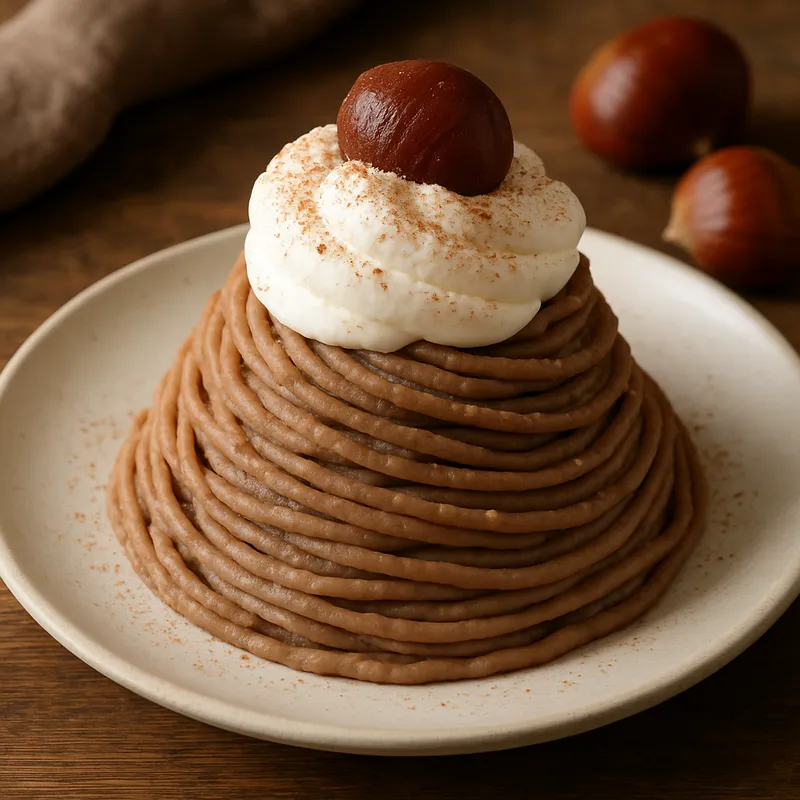 Maronenpüree mit Sahne