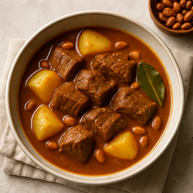 Massaman Rindfleisch-Curry (Südthailändisches muslimisches Curry)