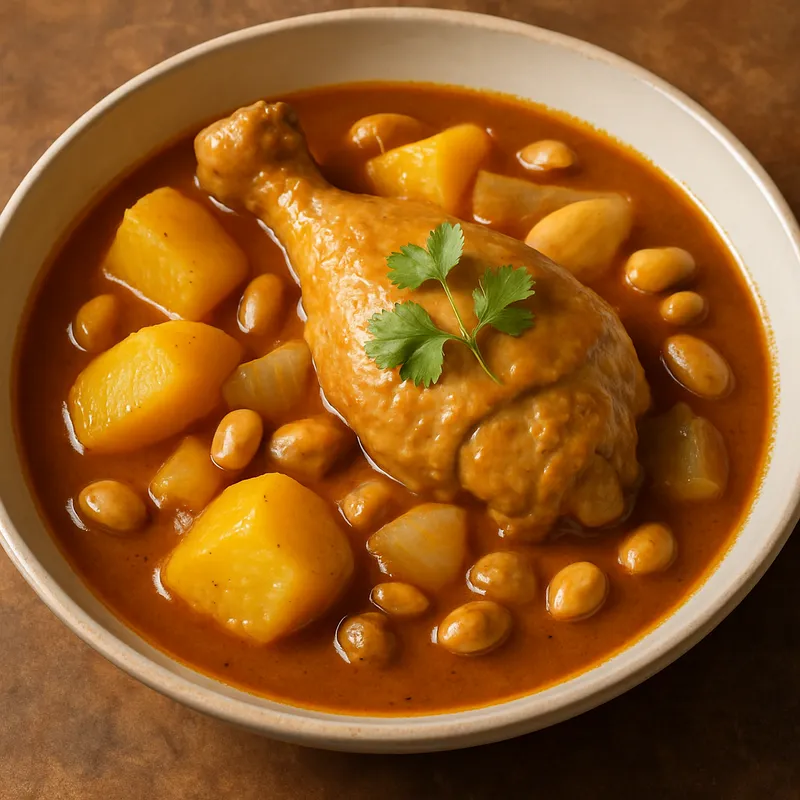 Massaman Curry mit Hähnchen