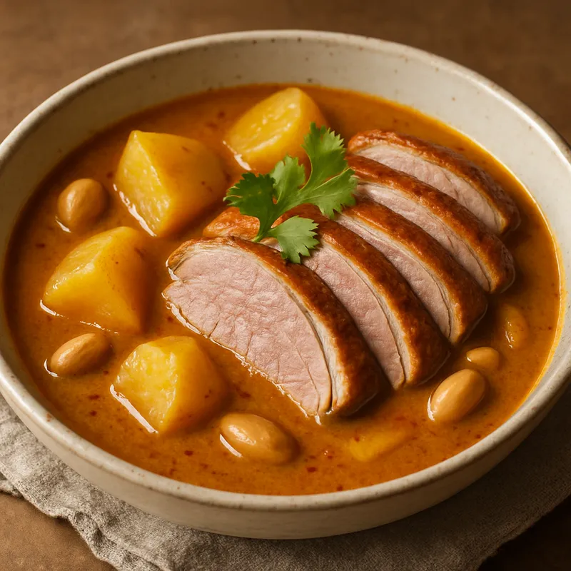 Massaman Curry mit Ente